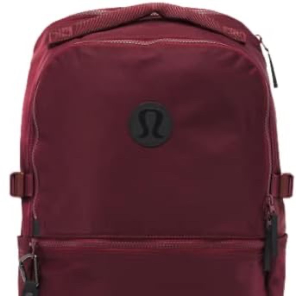 ISO lululemon new crew backpack red merlot maroon color